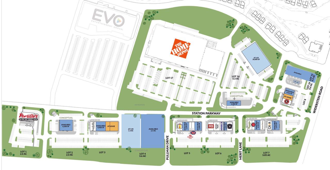 Schertz Station Development Map